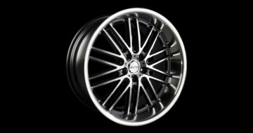 Llantas Butzi GT-C, acabado en negro y pulidas en la parte frontal